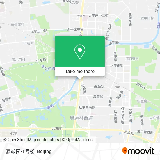 嘉诚园-1号楼 map