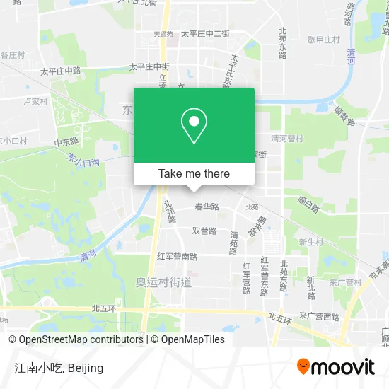 江南小吃 map