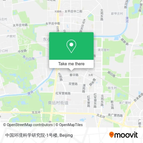 中国环境科学研究院-1号楼 map