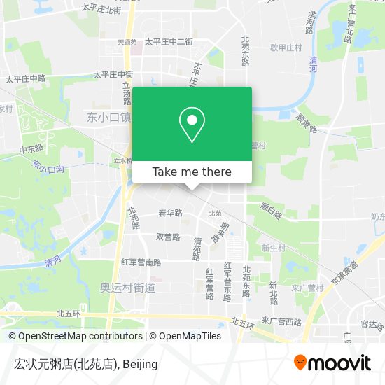 宏状元粥店(北苑店) map