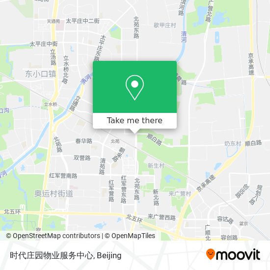 时代庄园物业服务中心 map