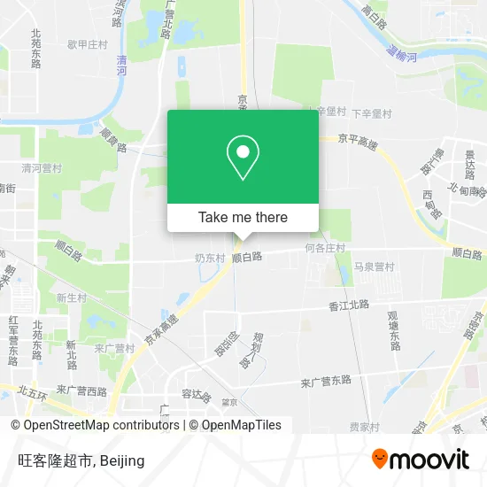 旺客隆超市 map