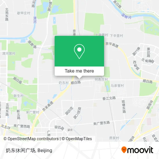 奶东休闲广场 map