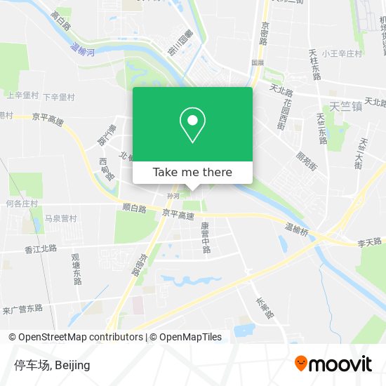 停车场 map