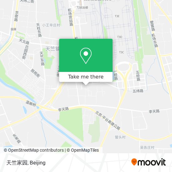 天竺家园 map