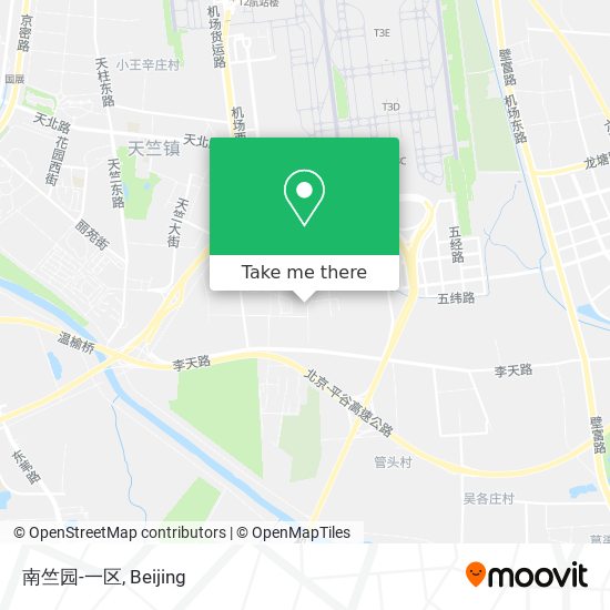 南竺园-一区 map