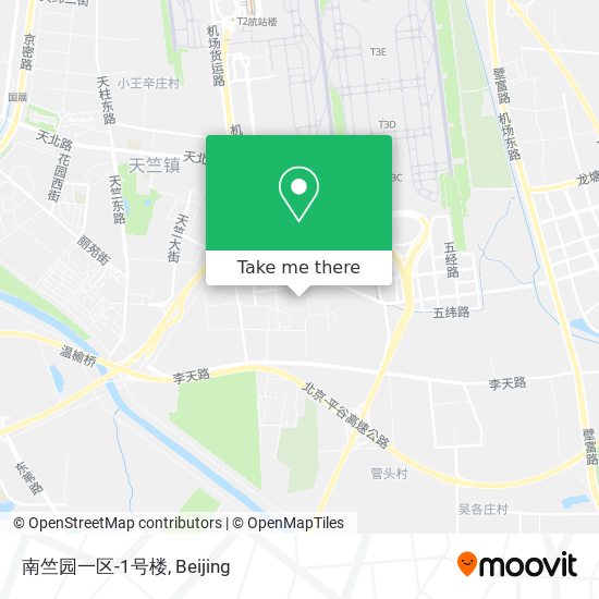 南竺园一区-1号楼 map