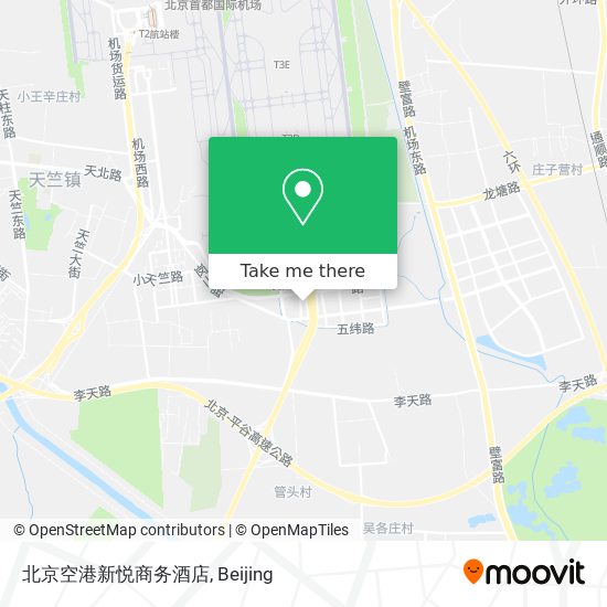 北京空港新悦商务酒店 map