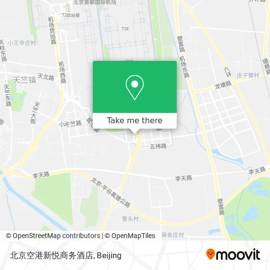 北京空港新悦商务酒店 map