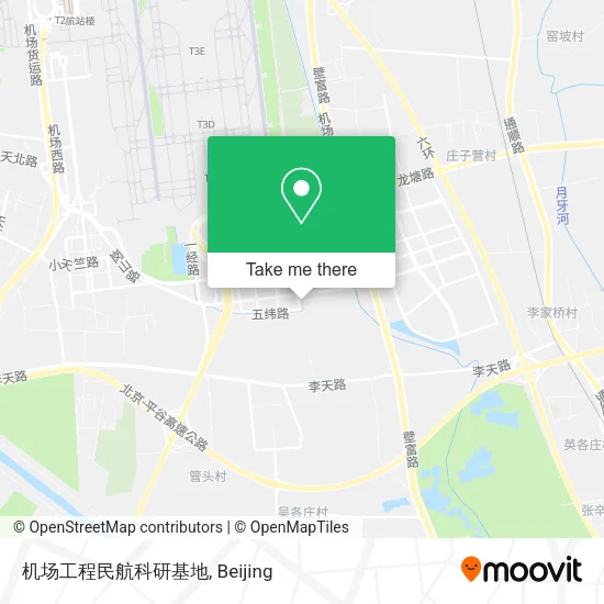 机场工程民航科研基地 map