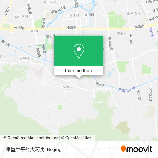 康益生平价大药房 map