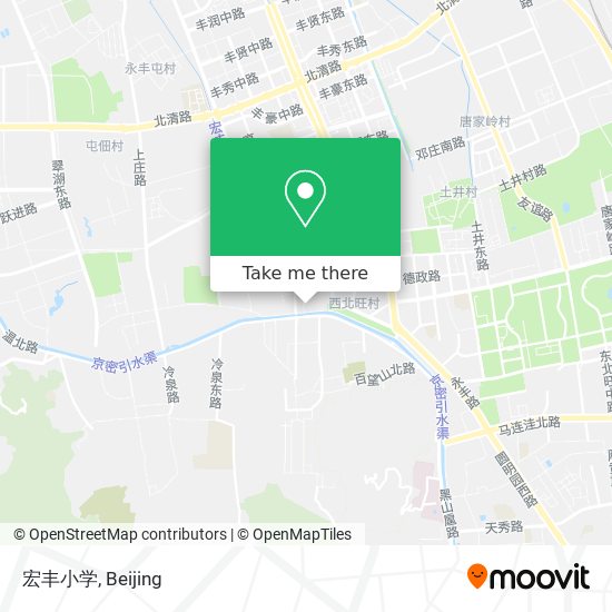 宏丰小学 map