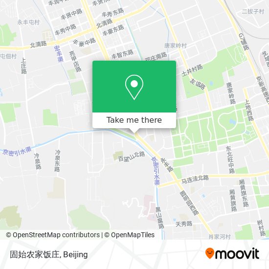 固始农家饭庄 map
