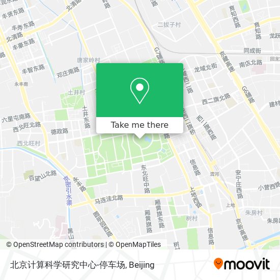 北京计算科学研究中心-停车场 map