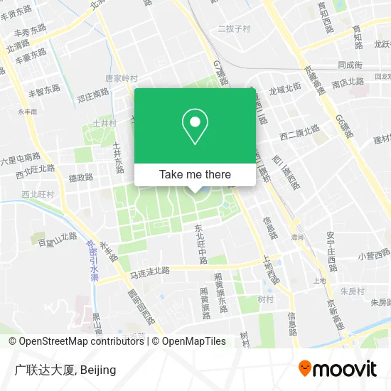 广联达大厦 map