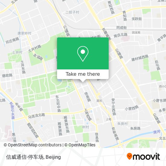 信威通信-停车场 map
