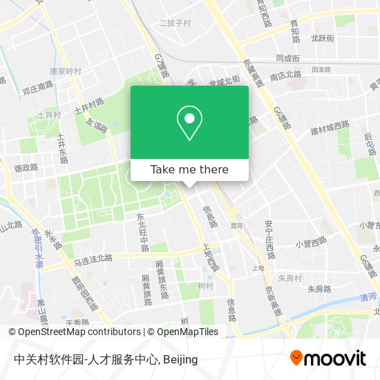 中关村软件园-人才服务中心 map