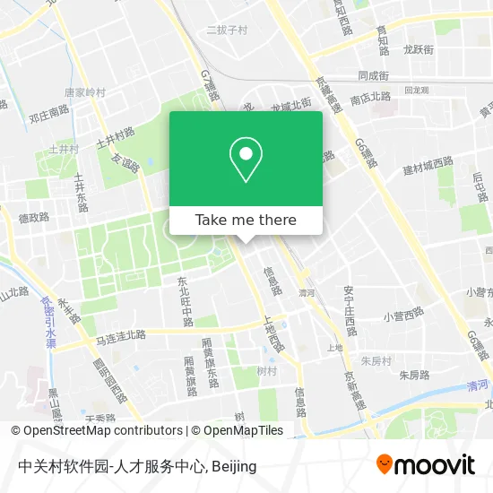 中关村软件园-人才服务中心 map
