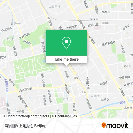 潇湘府(上地店) map