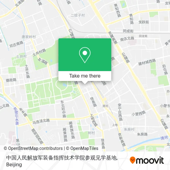中国人民解放军装备指挥技术学院参观见学基地 map
