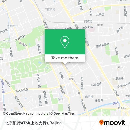 北京银行ATM(上地支行) map