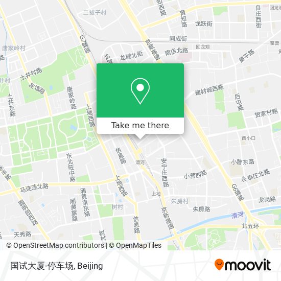 How To Get To 国试大厦 停车场in 清河地区by Bus Or Metro