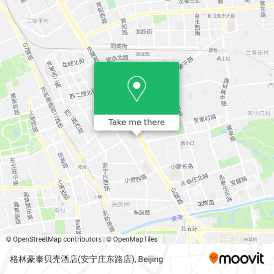 格林豪泰贝壳酒店(安宁庄东路店) map