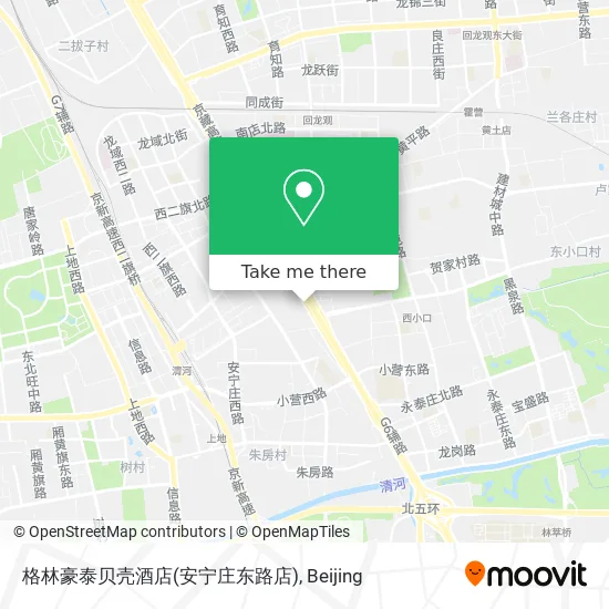 格林豪泰贝壳酒店(安宁庄东路店) map
