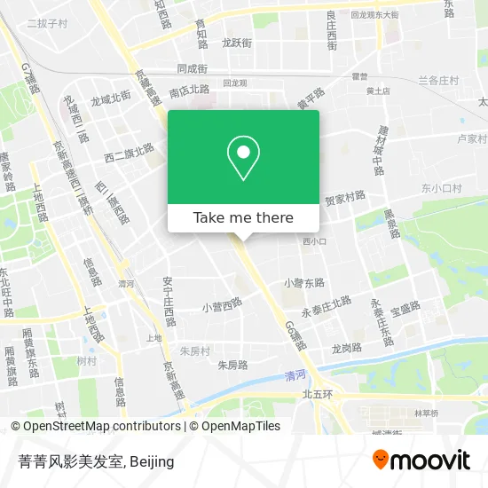 菁菁风影美发室 map