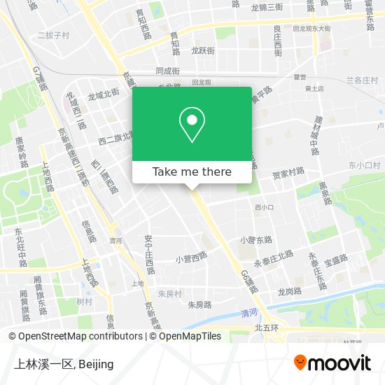 上林溪一区 map