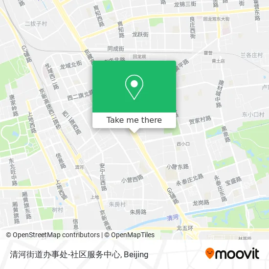 清河街道办事处-社区服务中心 map
