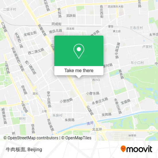 牛肉板面 map