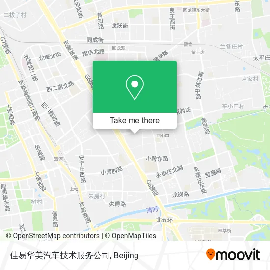 佳易华美汽车技术服务公司 map