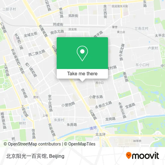 北京阳光一百宾馆 map