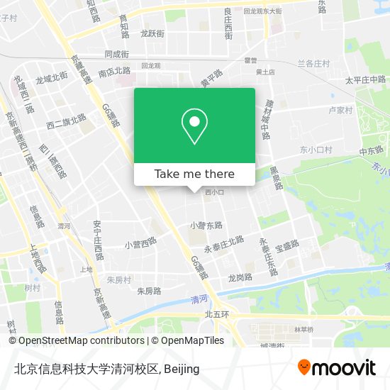 北京信息科技大学清河校区 map