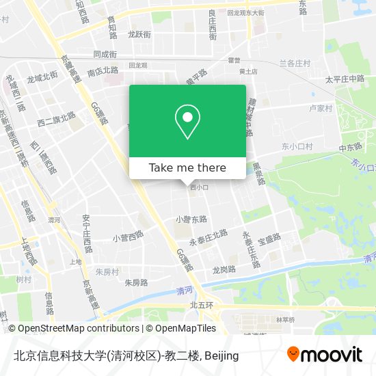 北京信息科技大学(清河校区)-教二楼 map