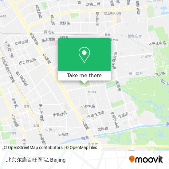 北京尔康百旺医院 map