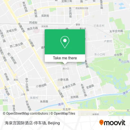 海泉宫国际酒店-停车场 map
