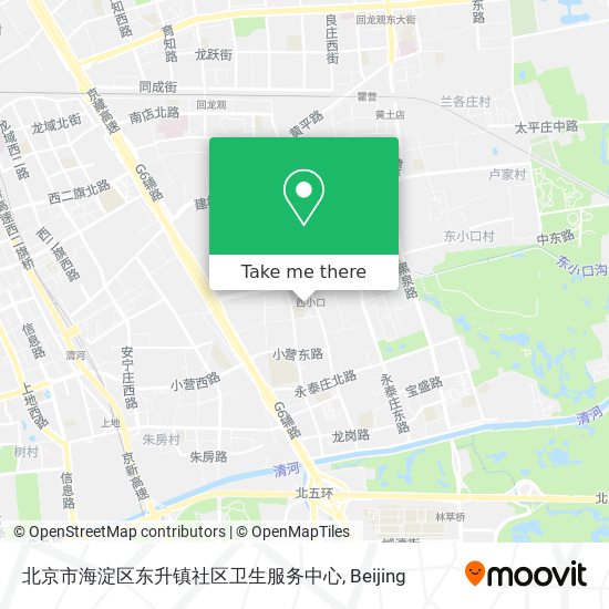 北京市海淀区东升镇社区卫生服务中心 map