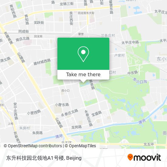 东升科技园北领地A1号楼 map