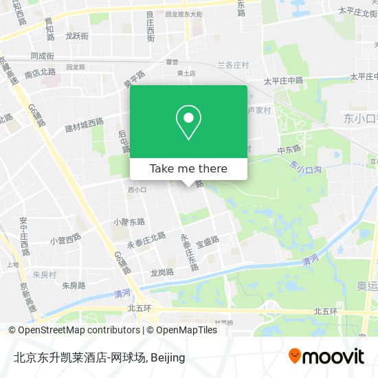 北京东升凯莱酒店-网球场 map