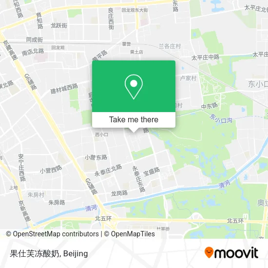 果仕芙冻酸奶 map