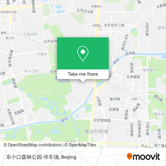 东小口森林公园-停车场 map