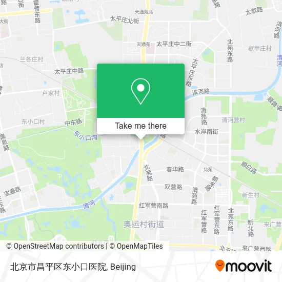 北京市昌平区东小口医院 map