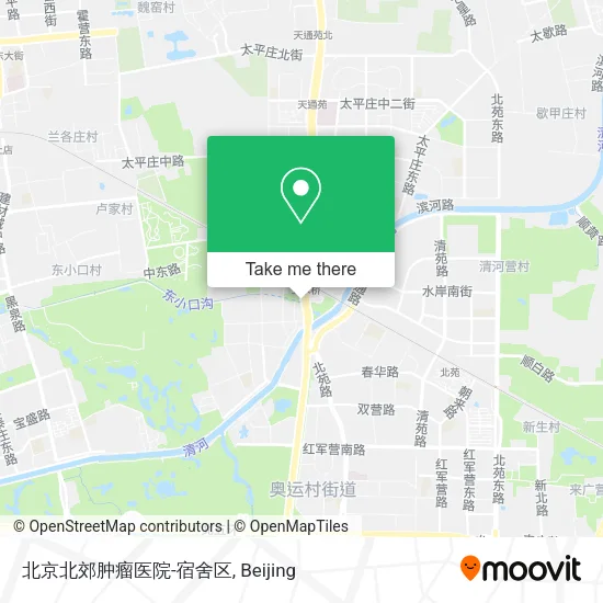 北京北郊肿瘤医院-宿舍区 map