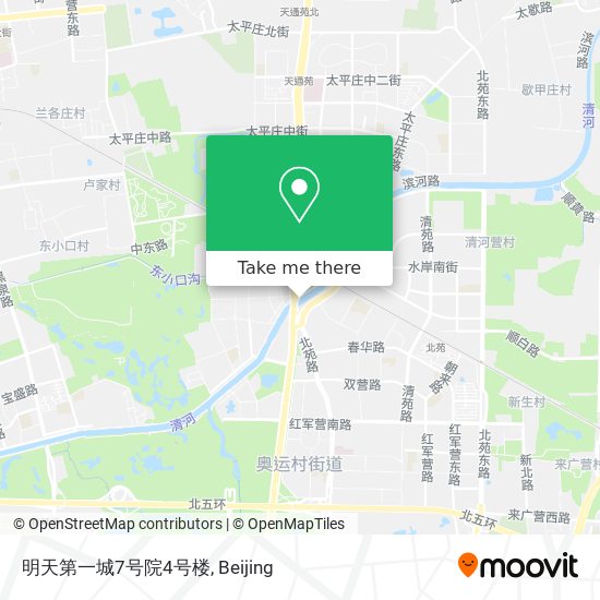 明天第一城7号院4号楼 map