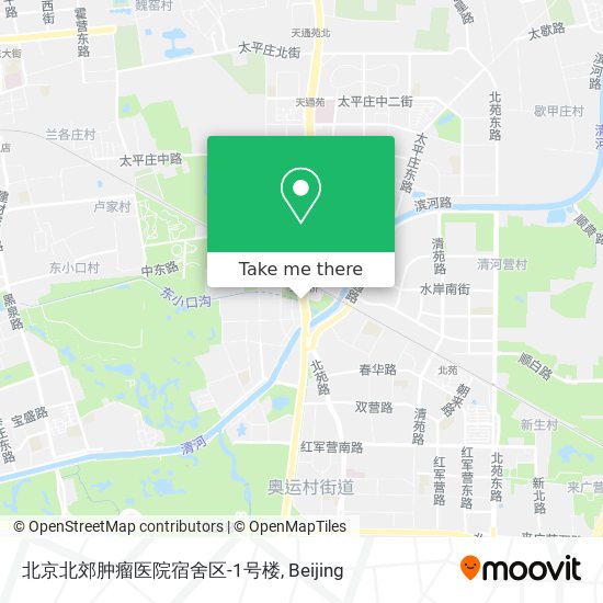 北京北郊肿瘤医院宿舍区-1号楼 map