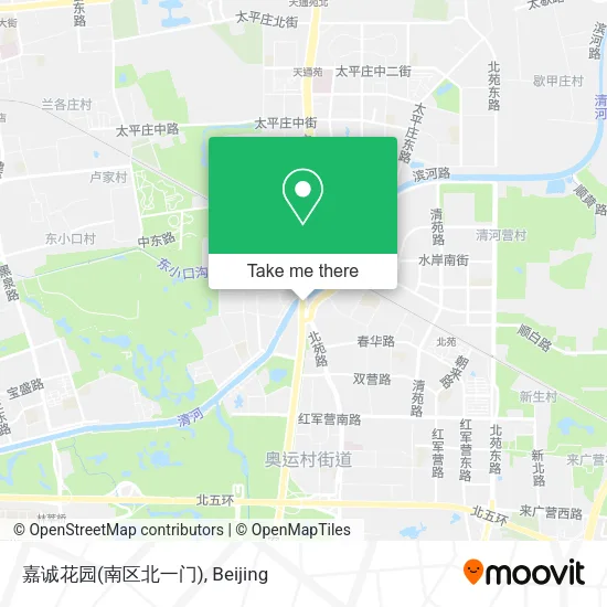 嘉诚花园(南区北一门) map