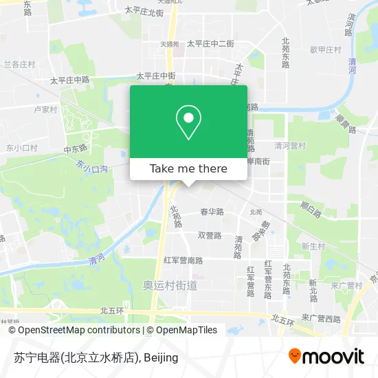 苏宁电器(北京立水桥店) map
