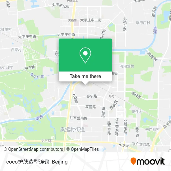 coco护肤造型连锁 map